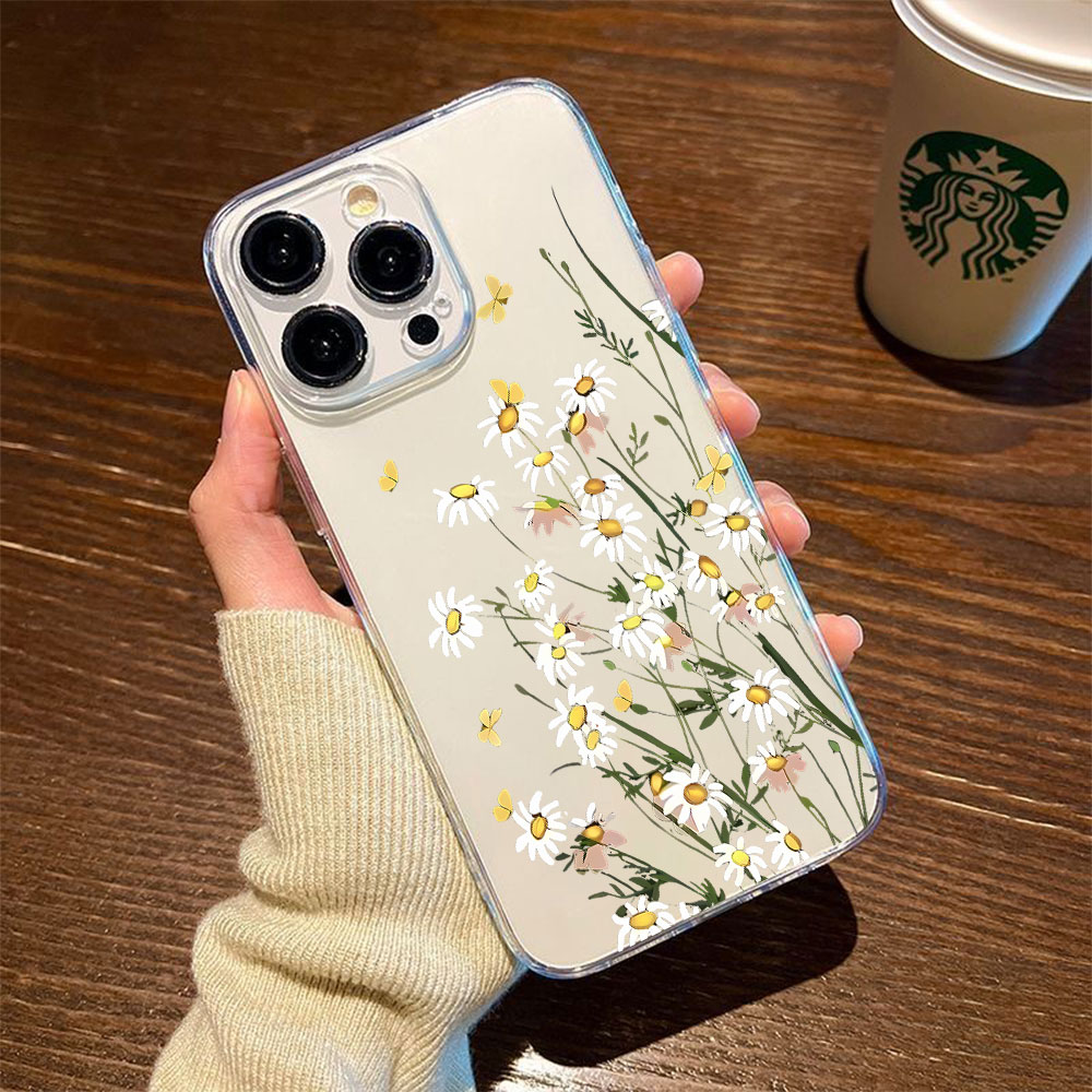 Apple Iphone 15 Pro Max - Nieuwe Daisy Telefoonhoesje voor iPhone 13