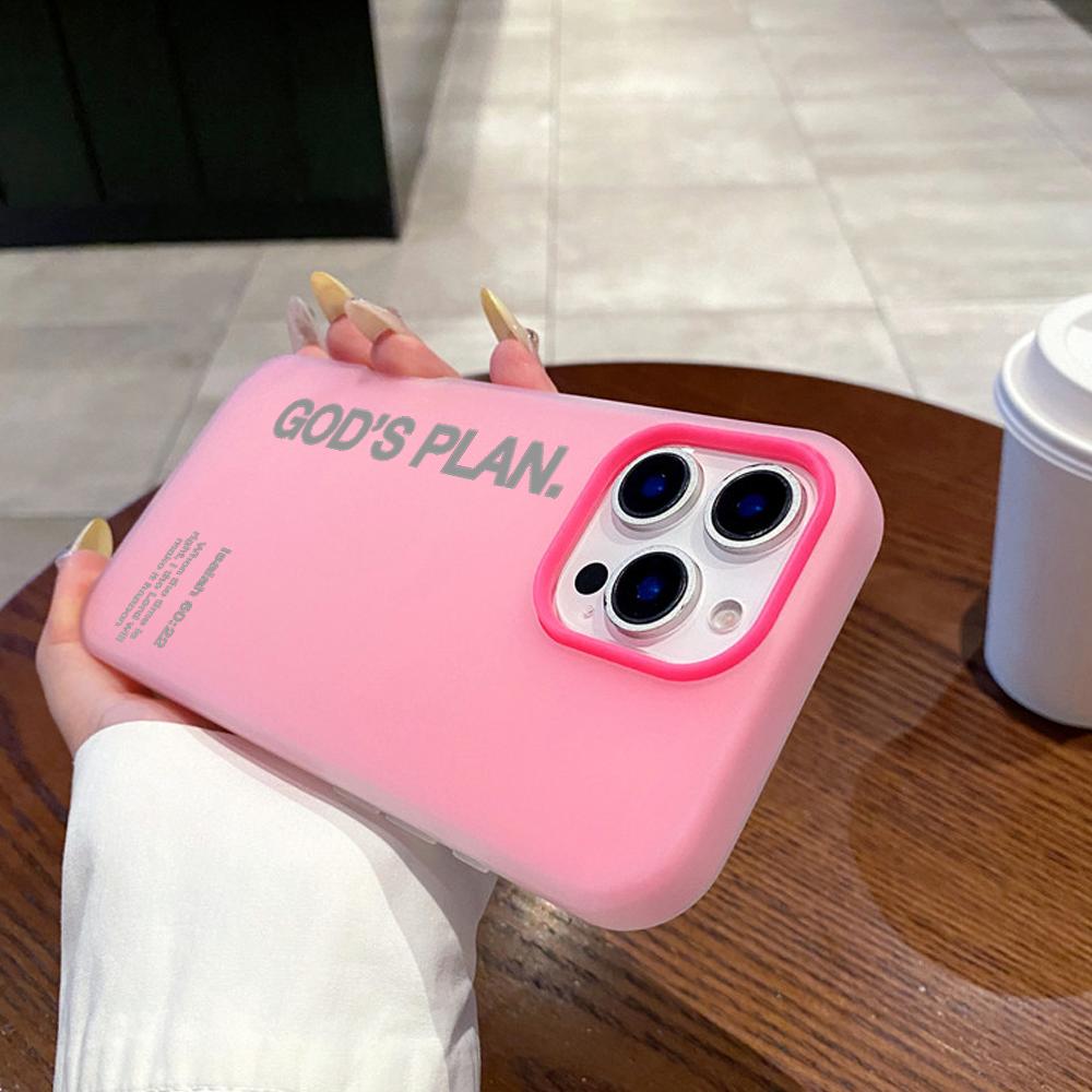 Apple Iphone 15 Pro Max - God's Plan Telefoonhoesje Jelly Siliconen Telefoonhoesje