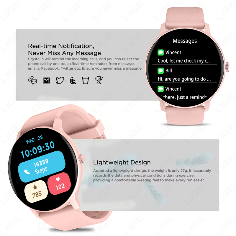 2026 Smartwatch voor vrouwen,  - Breath Rate Monitor recensie en prijs
